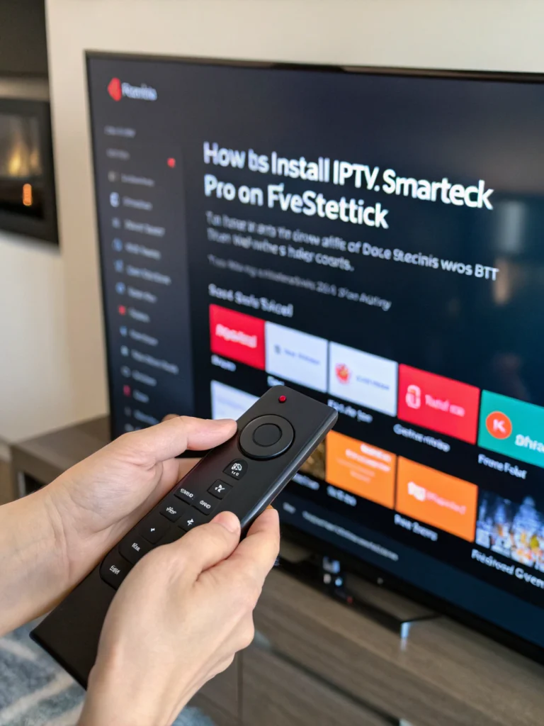 how to get iptv smarters pro on firestick