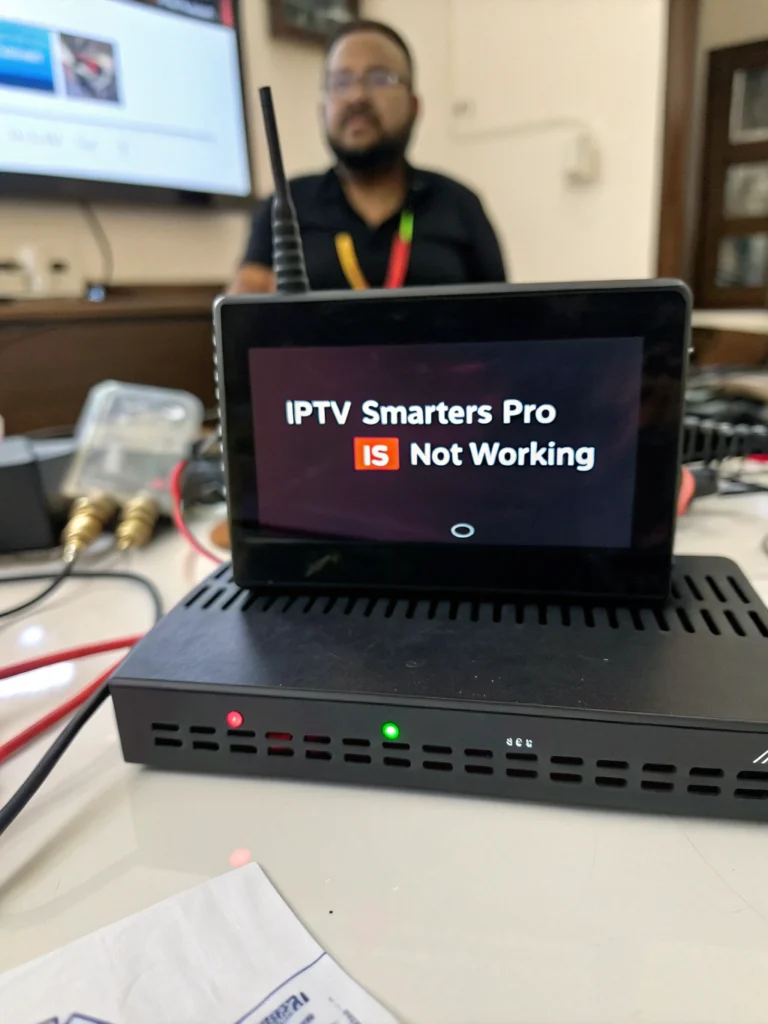 iptv smarters pro not working