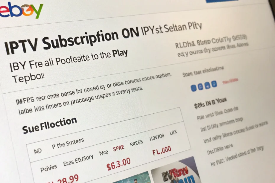 iptv subscription ebay