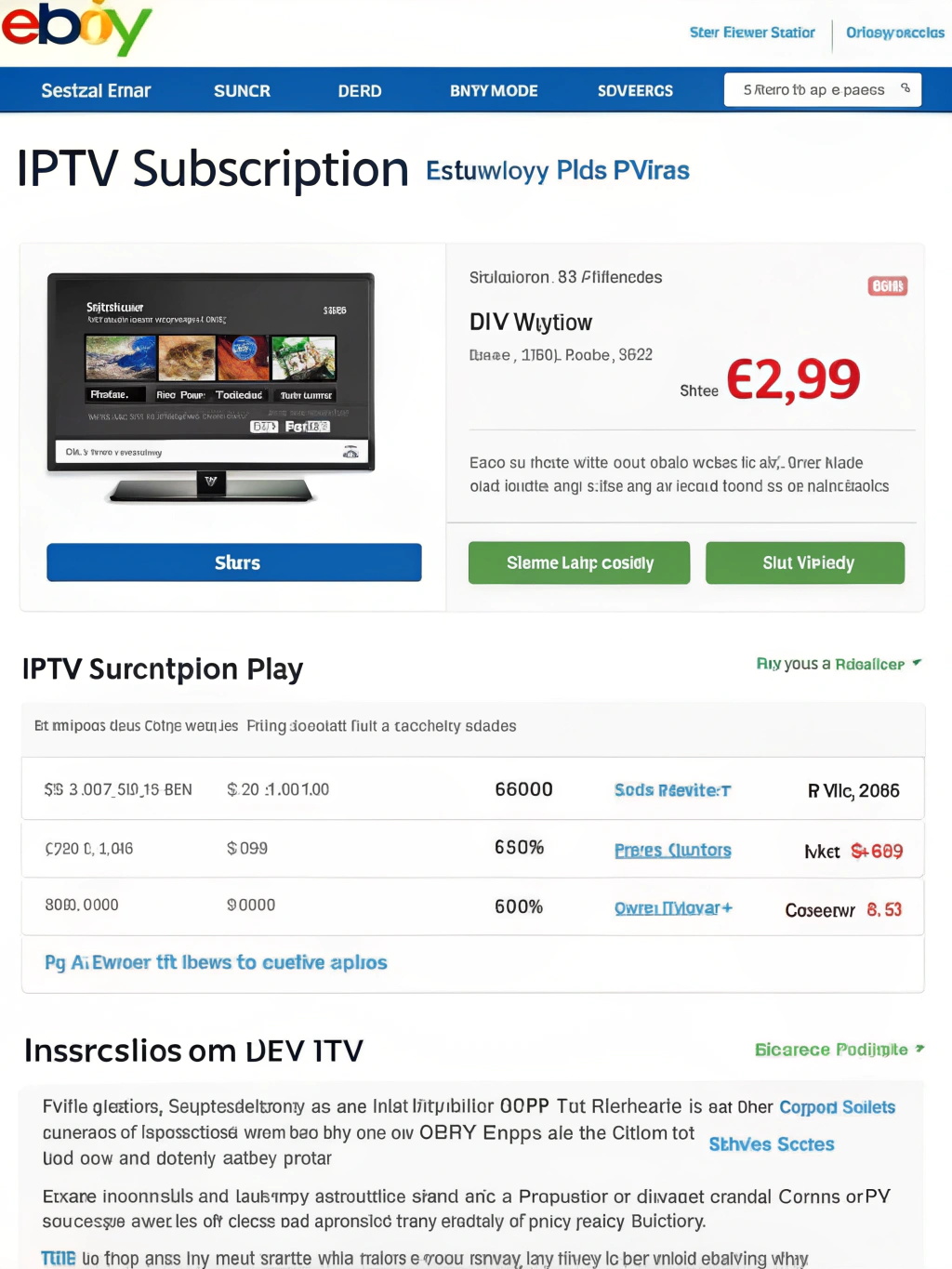 IPTV Subscription